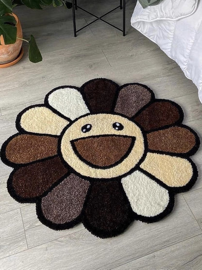 Murakami Flower(Beige Tone) Hand Tufted Rug