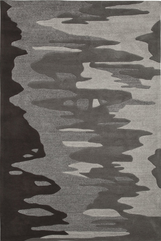 Graphite Flow Hand Tufted Rug