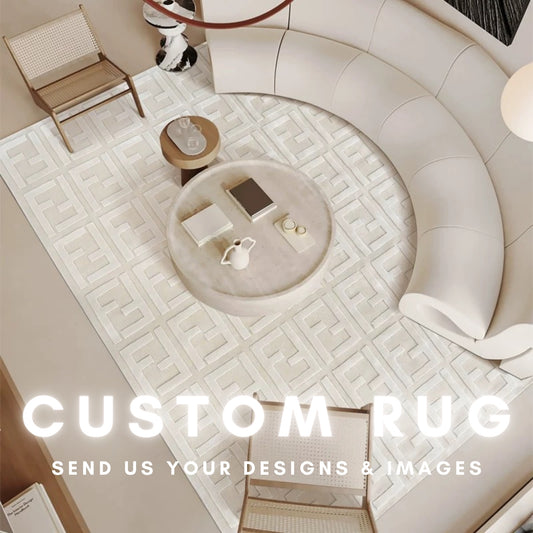 Custom Hand Tufted Statement Area Rugs | Any Designs, Anime, Images, Logos (Send us your design)