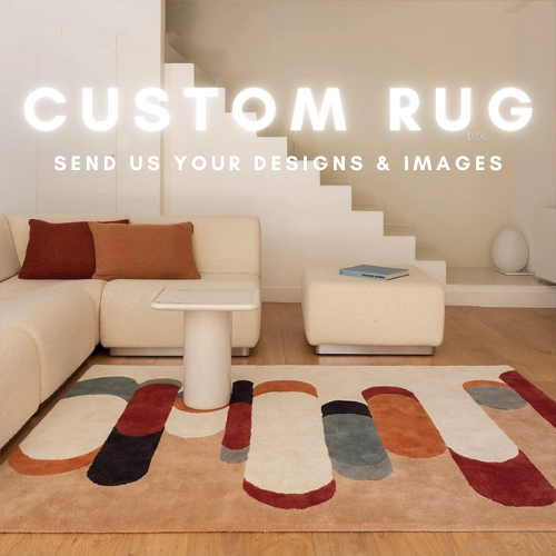 Custom Hand Tufted Statement Area Rugs | Any Designs, Anime, Images, Logos (Send us your design)