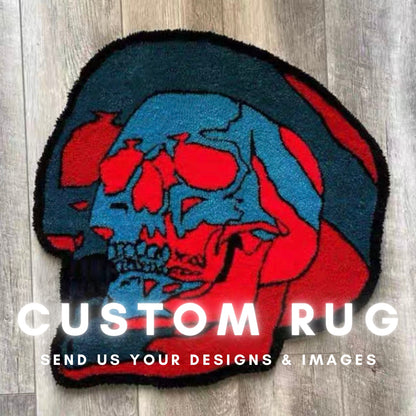 Custom Tufted Rugs | Any Designs, Anime, Images, Logos (Send us your design)